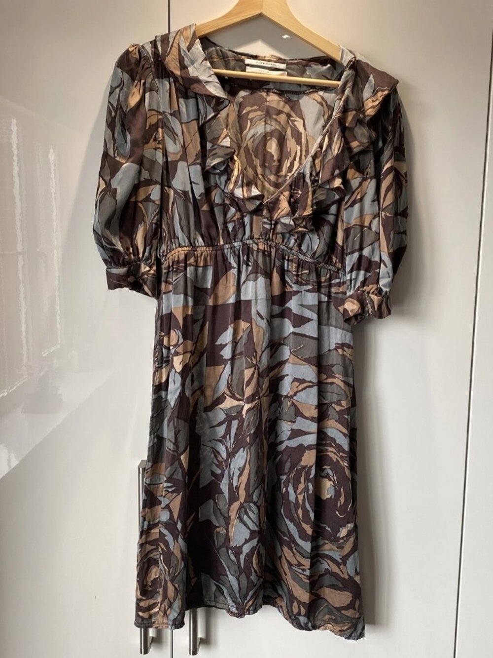 Pure pink silk dress